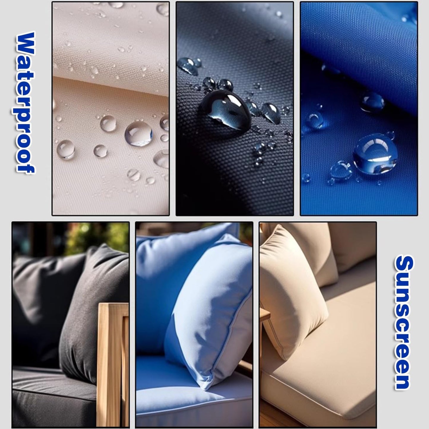 Custom Bench Cushion, Window Seat Cushions Indoor, Bench Cushions for Indoor Furniture,Non-Slip Bench Pads,75D Thickened Foam Bench Cushion for Indoor Bay Window Outdoor Garden Patio Cushion